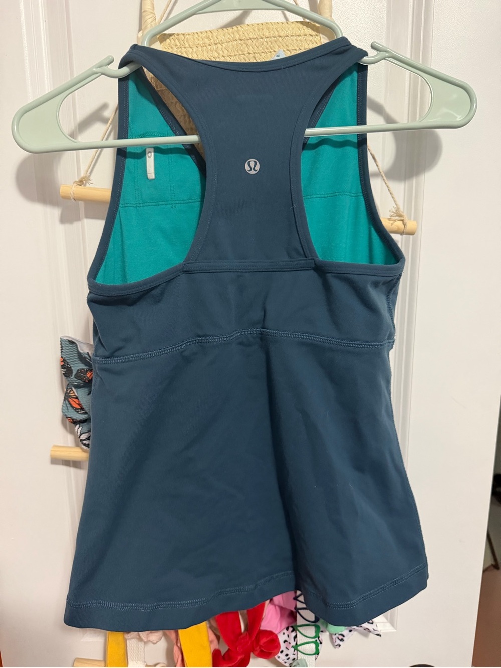 Lululemon Teal Racerback Workout Tank